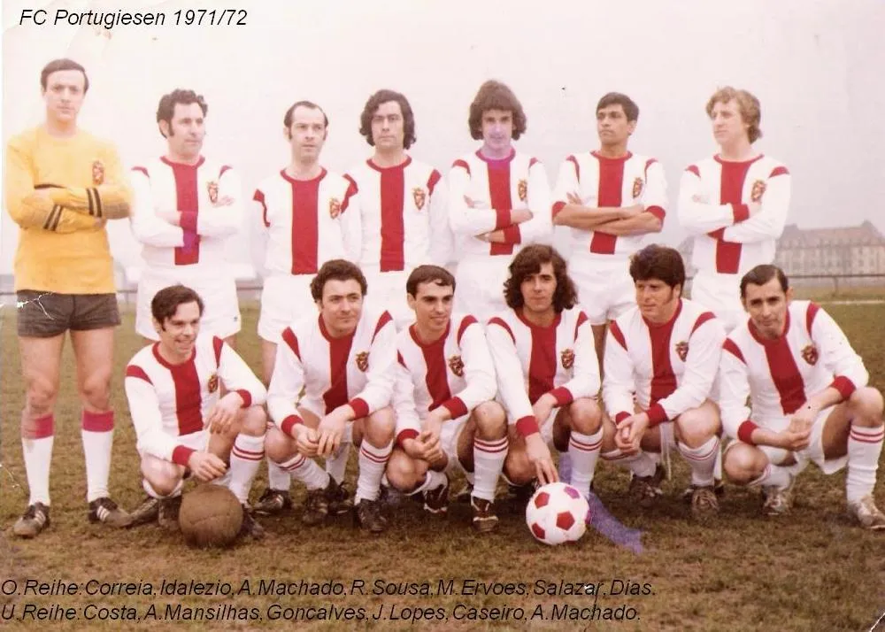 1ª equipa 1971/1972