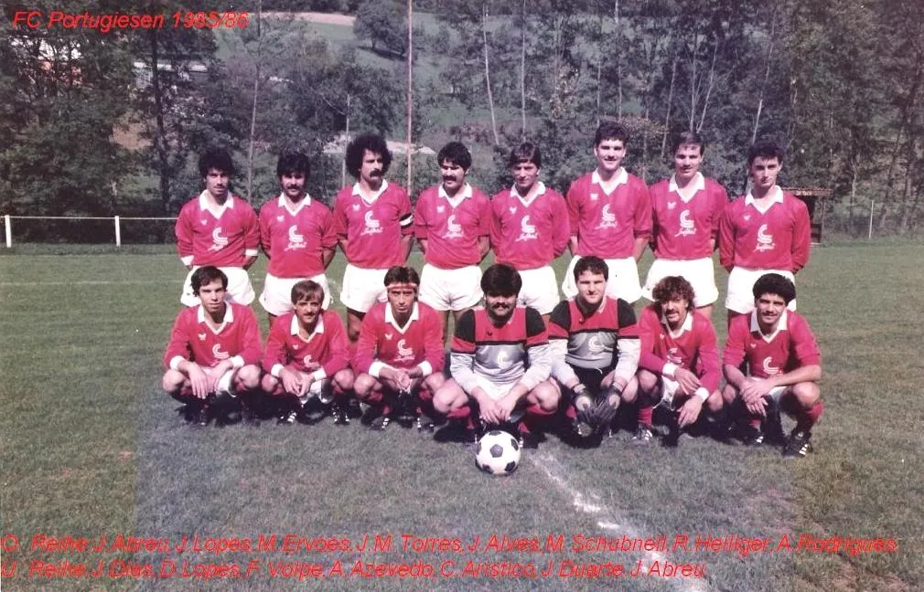 1ª equipa 1985/1986