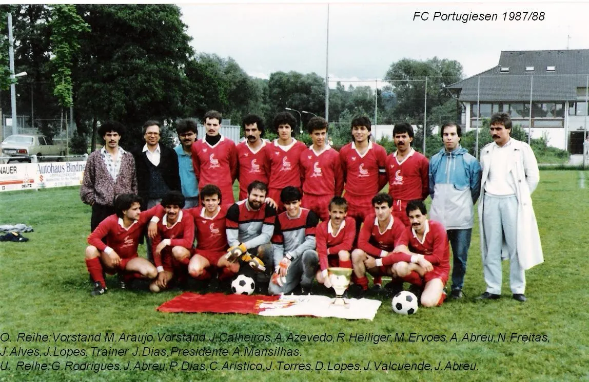 1ª equipa 1987/1988