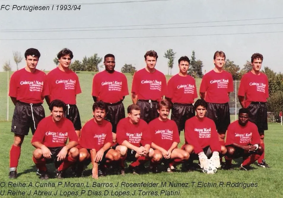1ª equipa 1993/1994