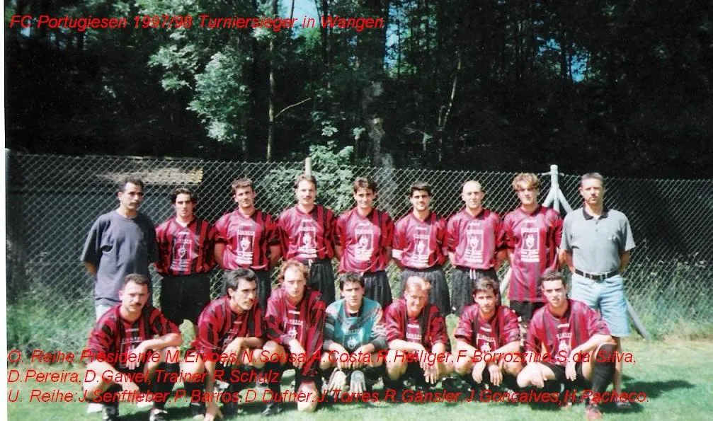 1ª equipa 1998/1999