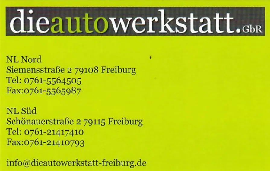 Die Autowerkstatt